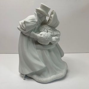DEPT 56 silhouette ice skating couple